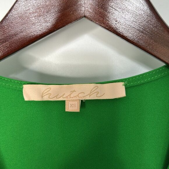 Hutch Zia Green Belted Jumpsuit with Ruffles XS - Picture 4 of 7